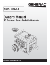 Generac XG4000 0058430 User manual