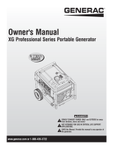 Generac XG8000E 0058460 User manual