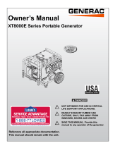 Generac XT8000E G0064342 User manual