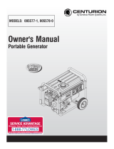 Generac Centurion 5000 G0055771 User manual