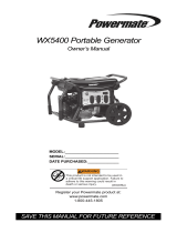 Generac WX5400 PM0145400.01 User manual