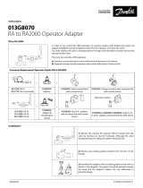 Danfoss 013G8564 Installation guide