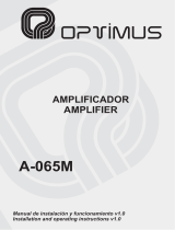 Optimus A-065M User manual