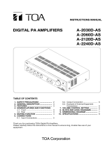 TOA A-2030D-EB User manual