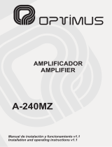 Optimus A-240MZ User manual