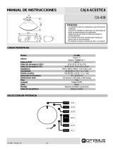 Optimus CA-40B User manual