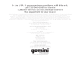 Gemini DRP-1 User manual