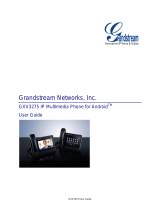Grandstream Networks GXV3275 User manual