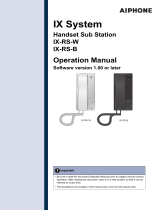 Optimus IX-RS-W User manual