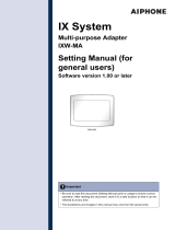 Optimus IXW-MA User manual