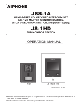 Aiphone JSS-1A User manual