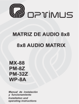 Optimus PM-32Z User manual
