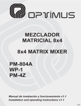 Optimus PM-804A User manual