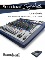 SoundCraft Signature 12MTK User manual