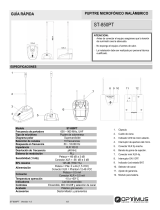 Optimus ST-850PT User manual