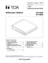 Optimus WT-5800 D01ER User manual