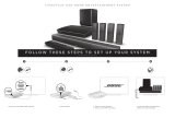 Bose LS650 Quick start guide