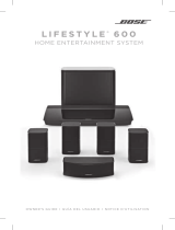 Bose LIFESTYLE 600 Owner's manual