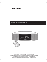 Bose Wave® music system IV Owner's manual