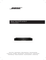 Bose ® Solo 10 series II TV sound system Owner's manual