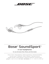 Bose soundsport in-ear headphones-ios models Owner's manual