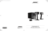 Bose companion 5 multimedia speaker system Owner's manual