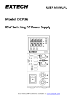 Extech Instruments DCP36 User manual