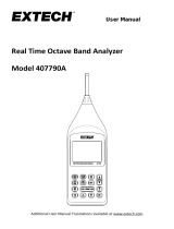 Extech Instruments 407790A User manual