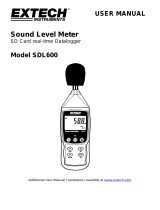 Extech Instruments SDL600 User manual