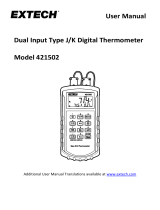 Extech Instruments 421502 User manual
