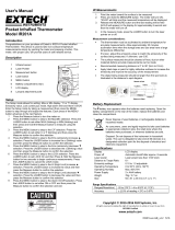 Extech Instruments IR201A User manual