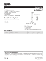 Kohler 7161-AF-BV Specification