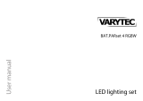 Varytec BAT.PARset 4 RGBW User manual