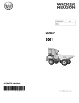 Wacker Neuson 3001 User manual