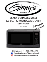 Ginnys 1.2 Cubic Foot Microwave User manual