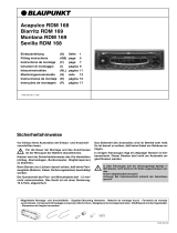 Blaupunkt Biarritz RDM 169 Owner's manual