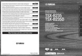 Yamaha TSX-B235D Owner's manual