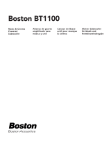 Boston Acoustics BT1100 Owner's manual