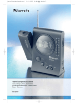 Kompernass EBENCH KH 2207 RADIO-REVEIL A PROJECTION Owner's manual