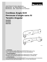 Makita DA312D Owner's manual