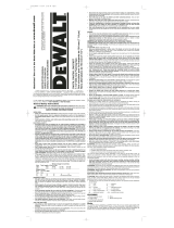 DeWalt DW378G Owner's manual