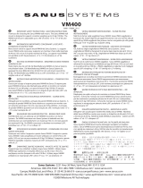 Sanus VISIONMOUNT LCD WALL MOUNT-VM400 Owner's manual