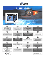 SDMO ALIZE 3000 2800W Owner's manual