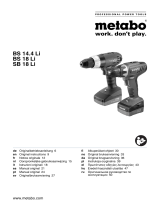 Metabo BS 18 LI 18V Owner's manual