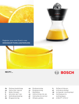 Bosch VITASTYLE CITRO MCP72GMB Owner's manual