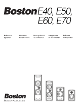 Boston Acoustics E60 Owner's manual