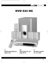 Clatronic DVD 534 HC Owner's manual