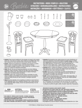 Mattel Barbie My House Couch & Table Operating instructions