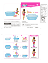 Barbie Barbie Swimmin' Pup Pool Operating instructions