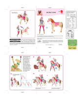 Mattel Barbie Saddle 'N Ride Horse Operating instructions